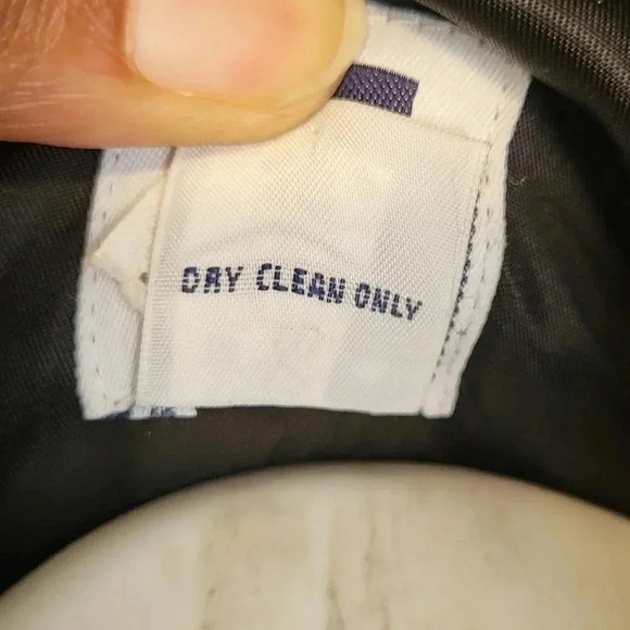 Gap Factory Store Classic Minimalist Chic Black Wool Blend Peacoat/Jacket(M) - Picture 9 of 9